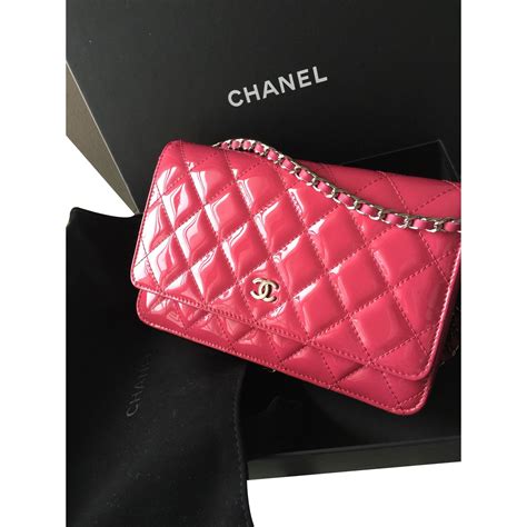 pochette chanel rose|Chanel patchwork pouch.